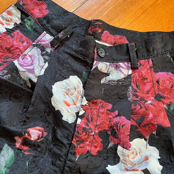 SOLD - Free People Iris high-rise black jacquard floral balloon pant - Picture 5 of 13